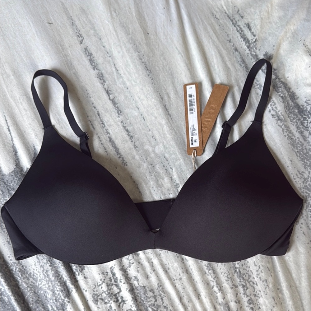 SKIMS Black Seamless Everyday Bra